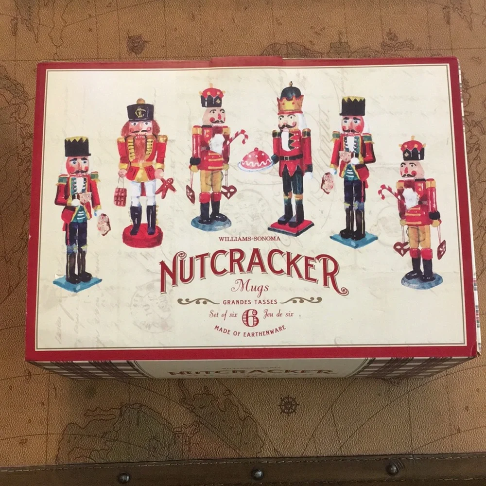 Williams Sonoma Nutcracker Mugs Set